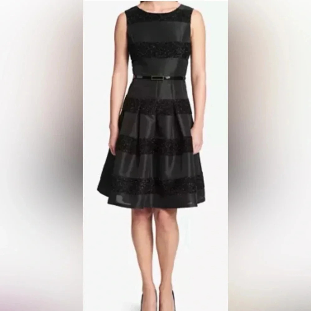 Tommy Hilfiger Women's Striped Fit & Flare Dress